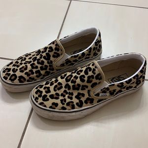 Cheetah print vans